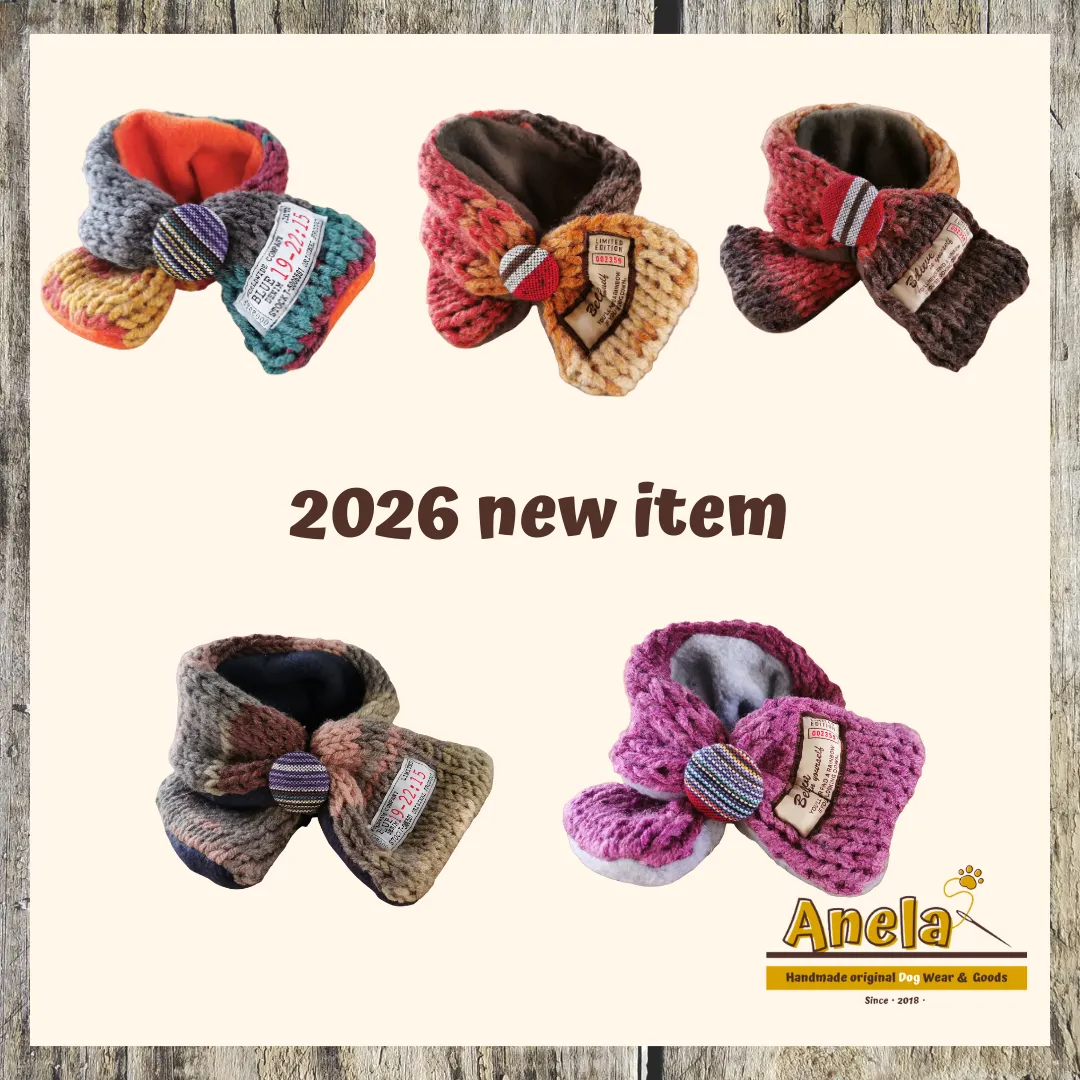 2026年　新作☆わんこ用マフラー&ネックウォーマー✨